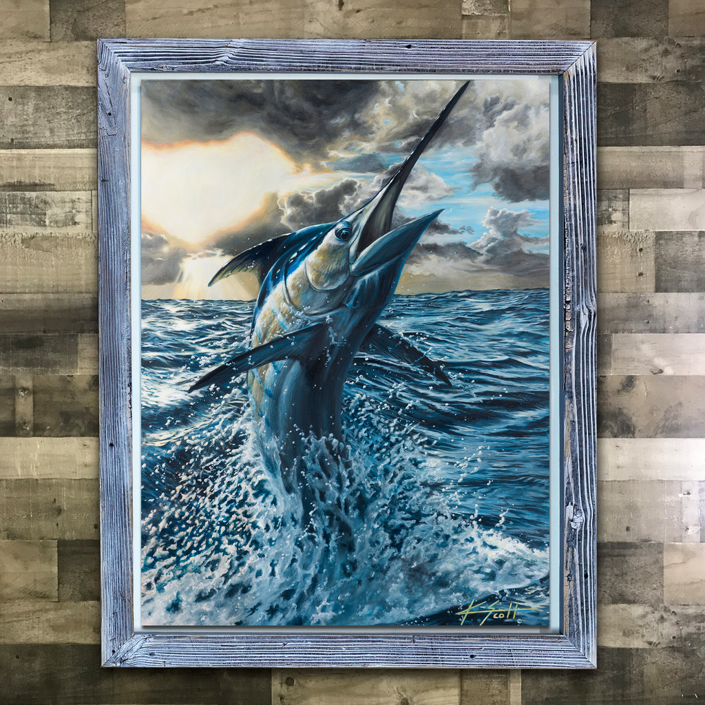 Blue Marlin Painting